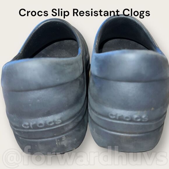 Crocs Slip-Resistant Safety Work Shoes Size 8 - Picture 4 of 8